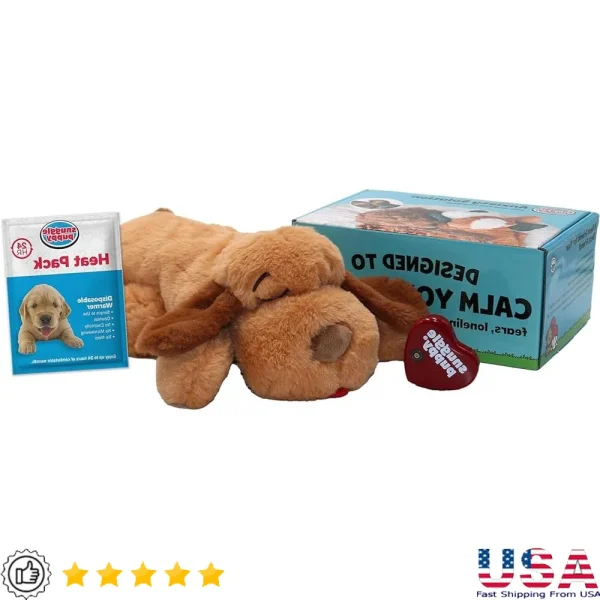 Heart beat dog toy
